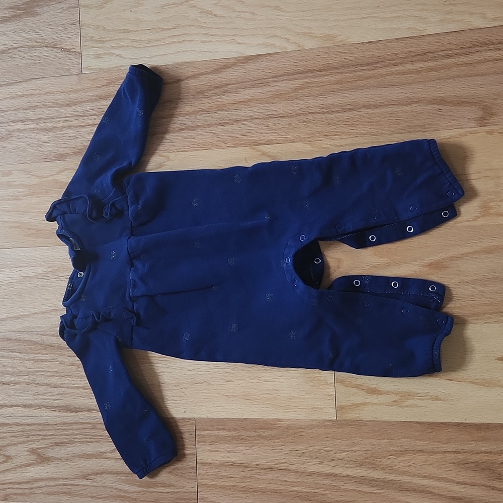 Carter's full sleeves Jumpsuit Navy blue 18 months